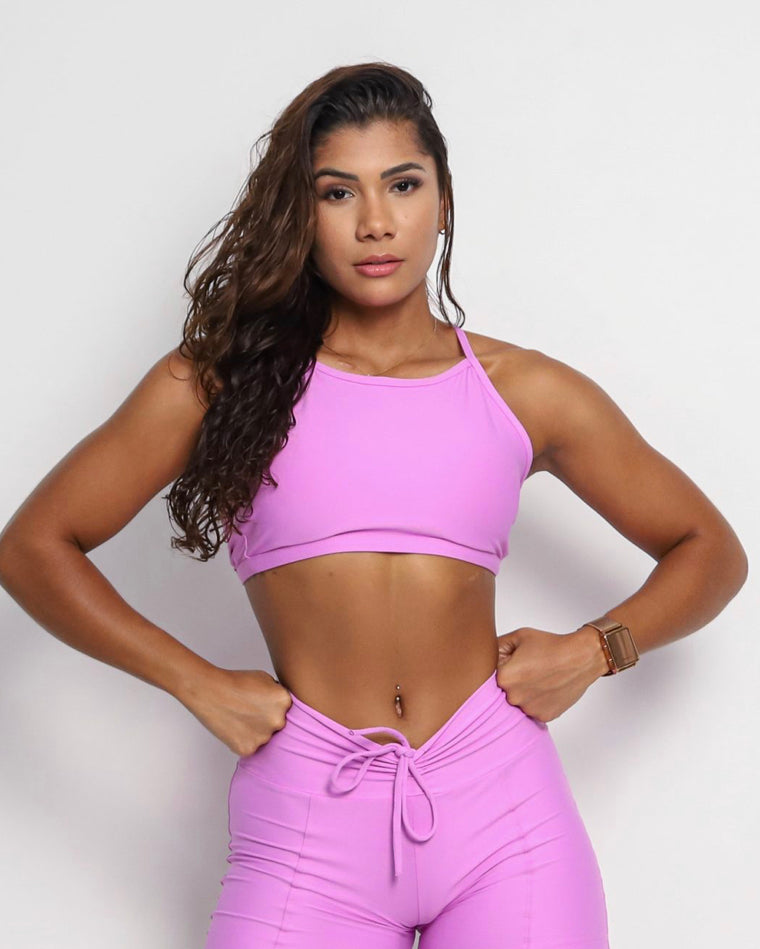 Paula Lavender Sports Bra