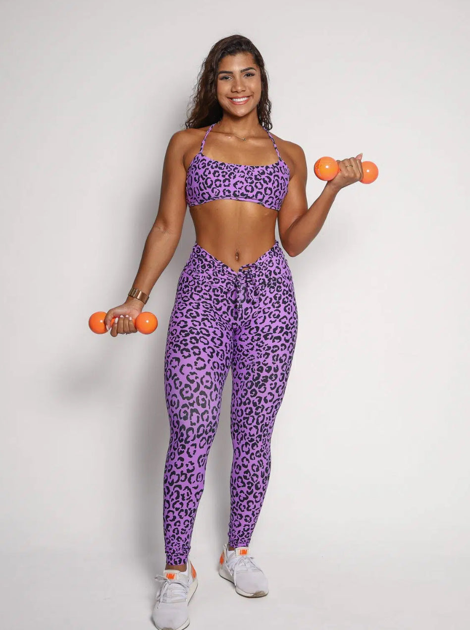 Andressa Purple Leggings