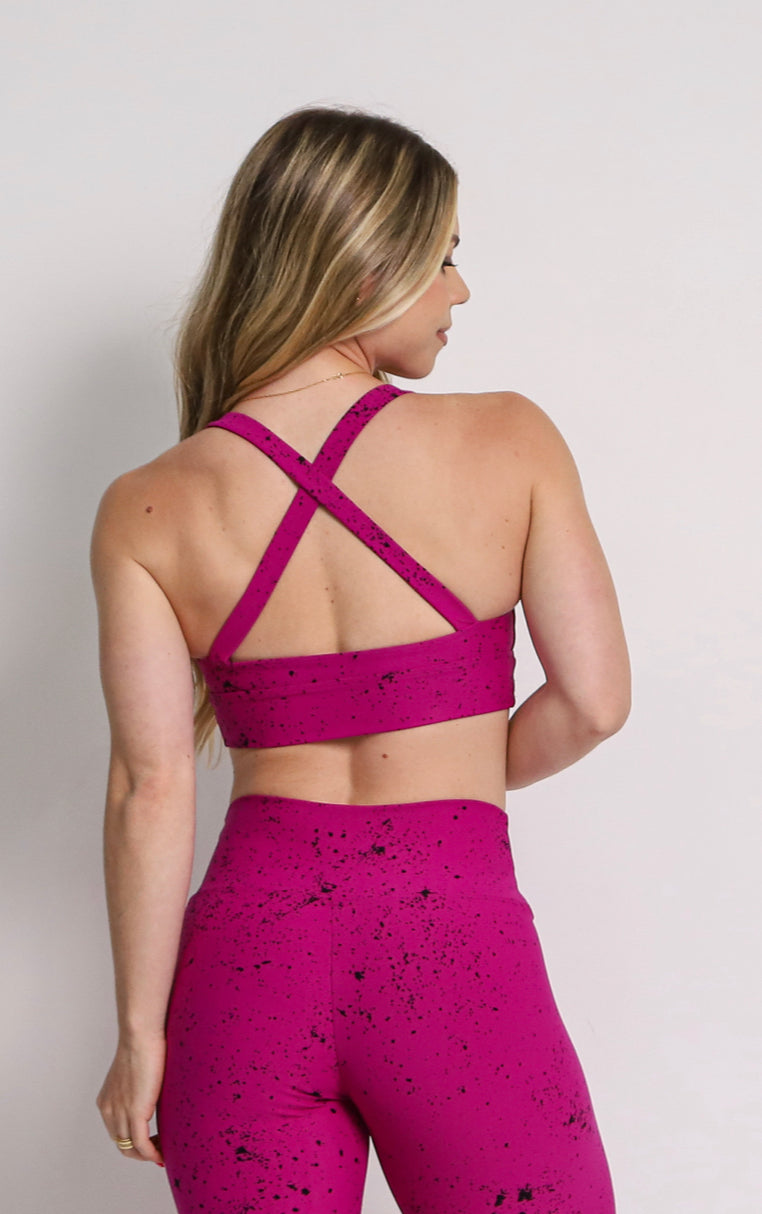 Karoll Fúcsia Sports Bra