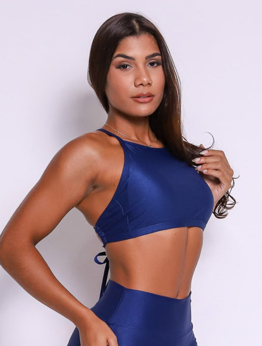 Cindy Paula Navy Sports Bra