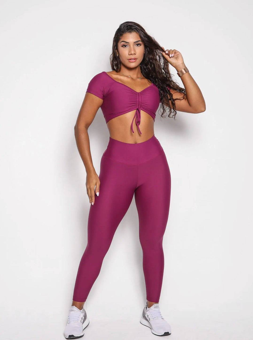 Bella Malbec Crop Top