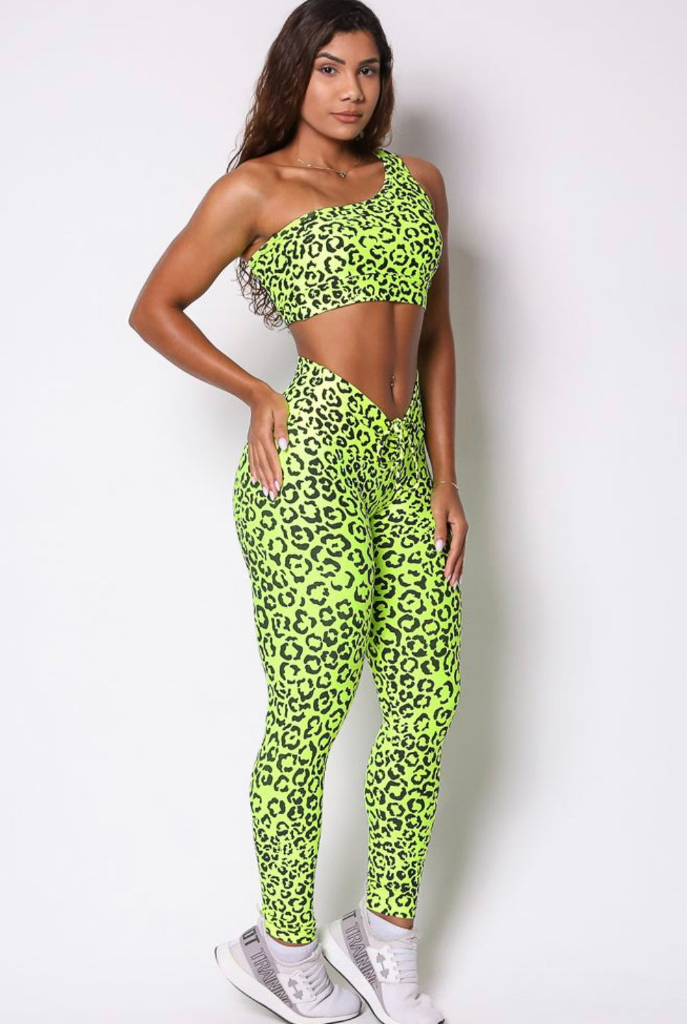 Paloma Neon Cheetah Sports Bra