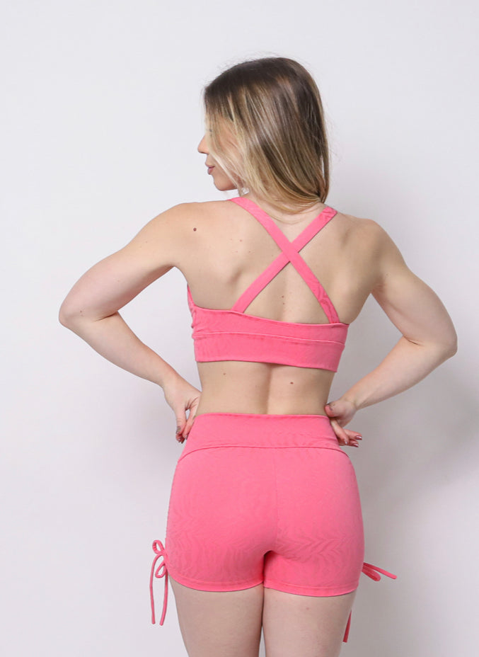 Karoll Tiger Peach Sports bra