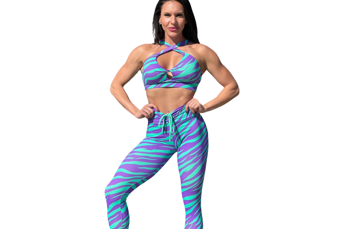 Zebra Purple leggings