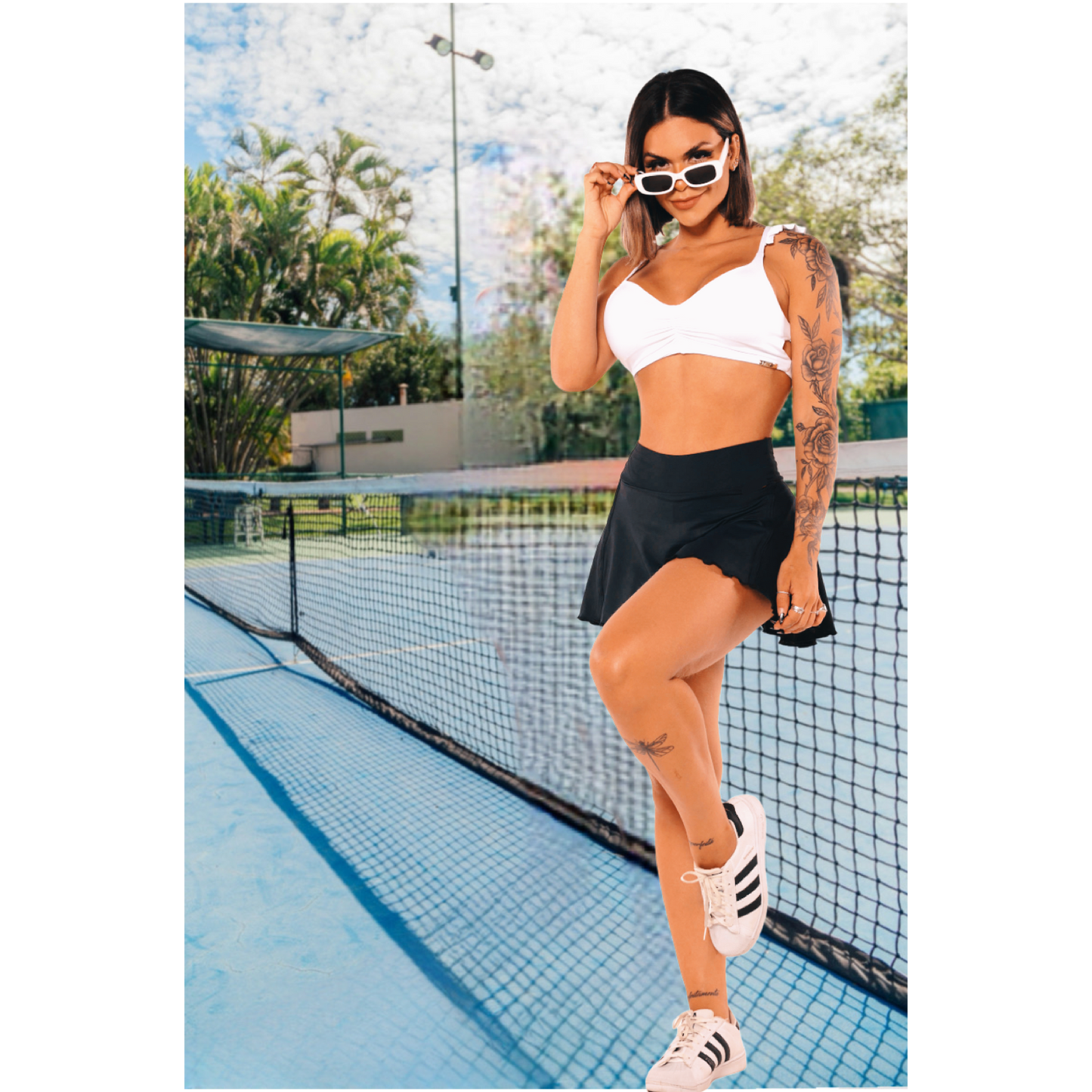 Ave Black Skorts