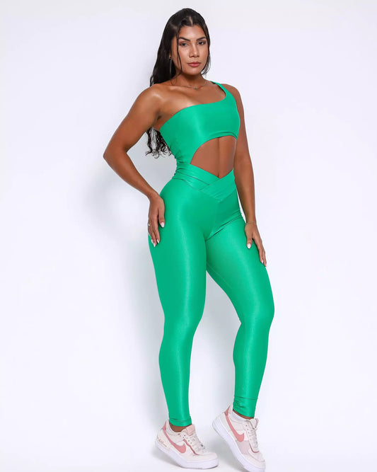 Paloma Green Compression Jumpsuit