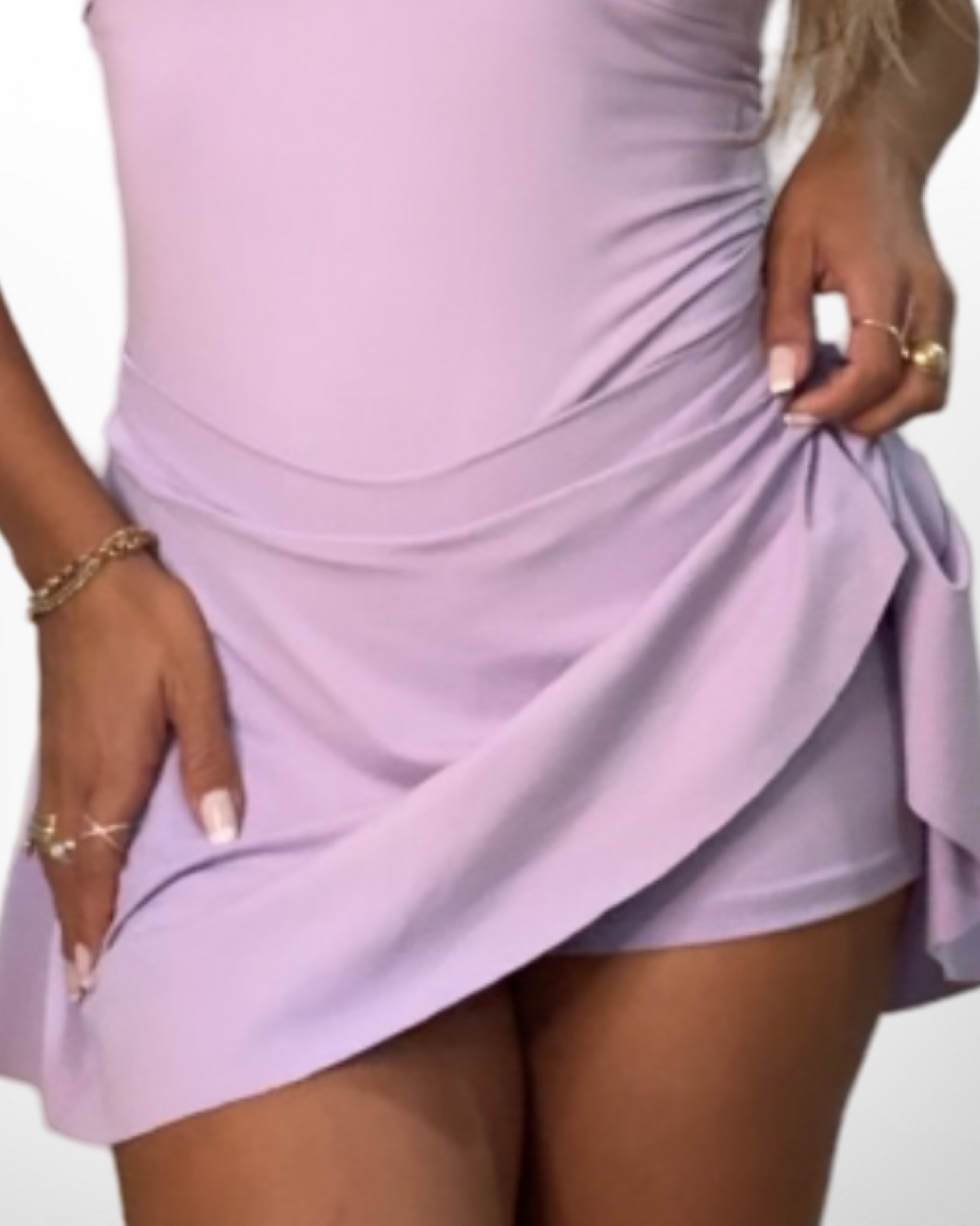 Lavender Sleeve Dress