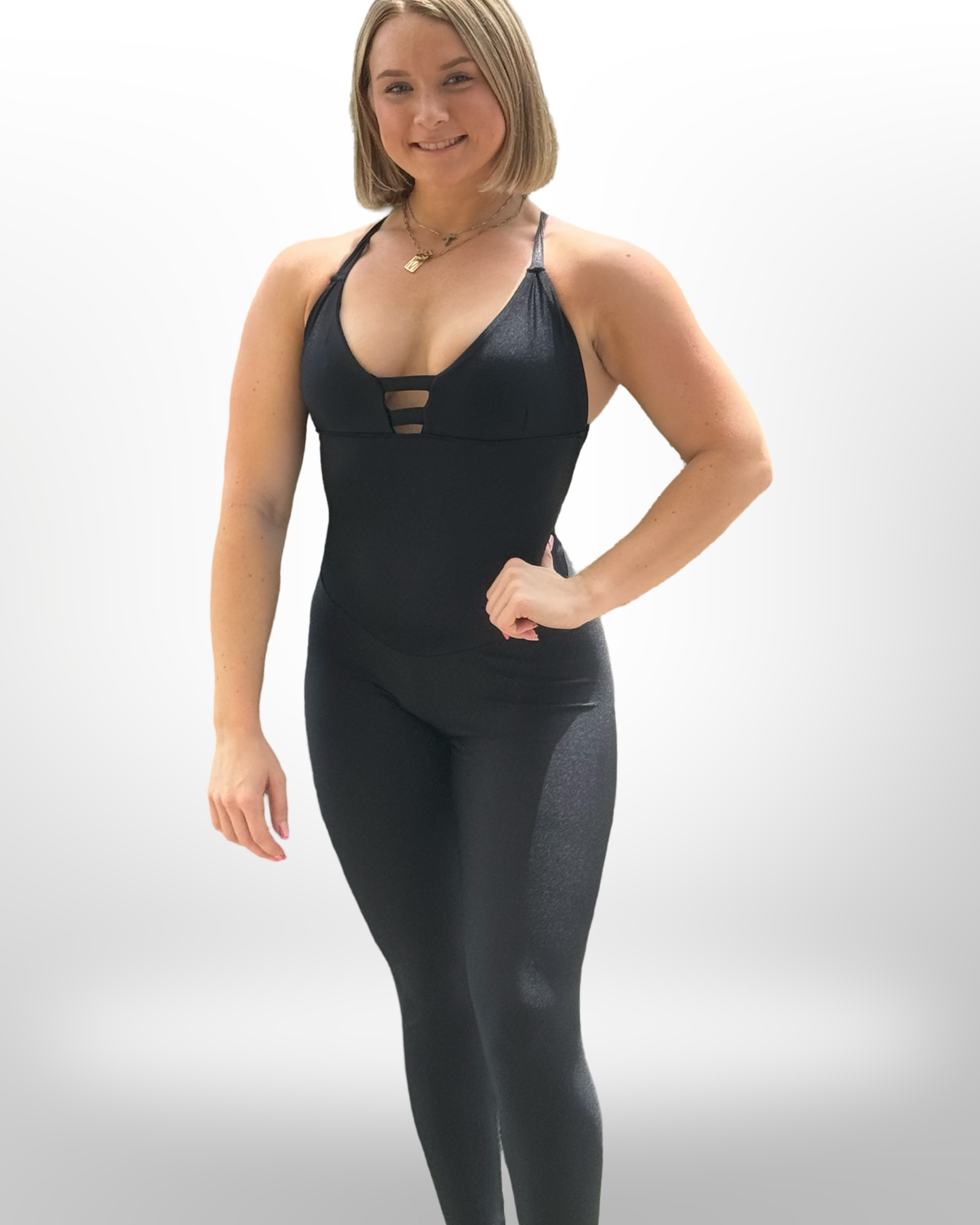 Macie Black Bodysuit