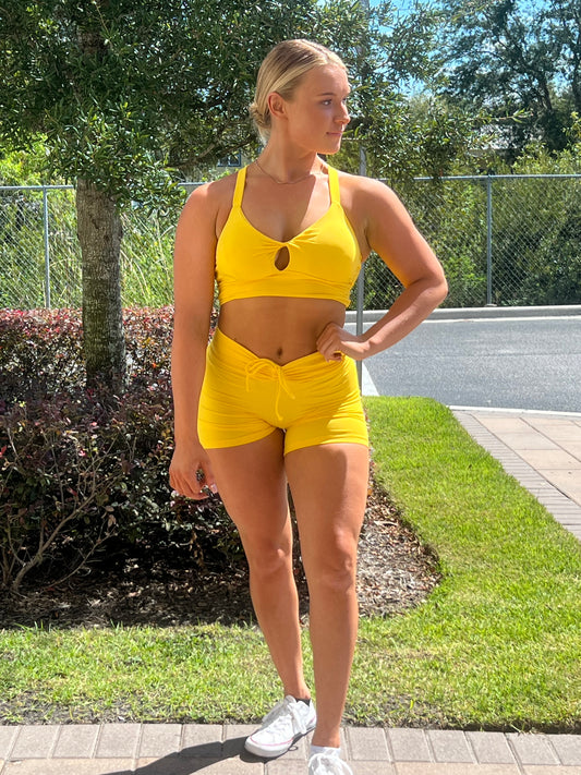 Fabi Sunflower Blue Shorts