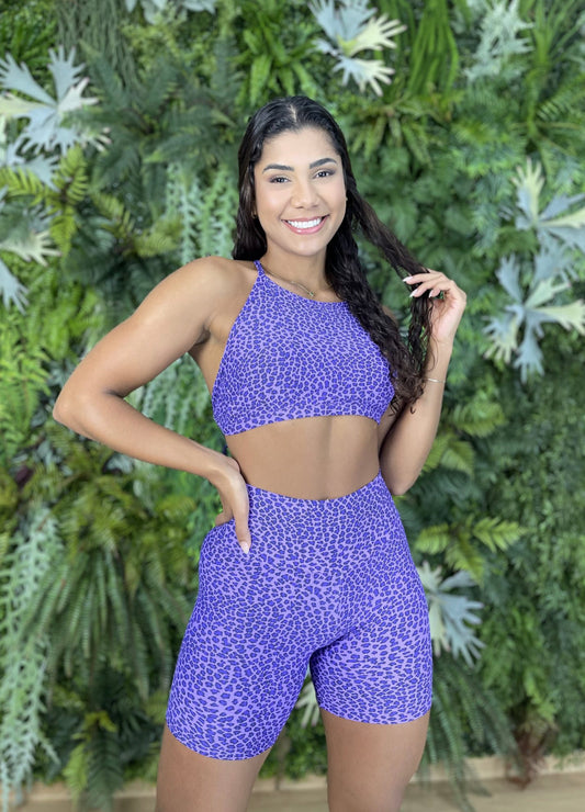 Fit Purple Shorts