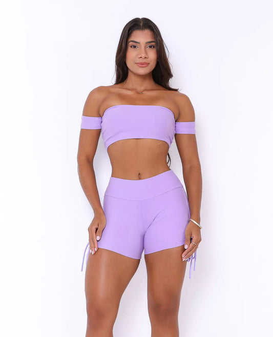 Cross light Lavender Shorts