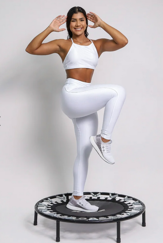 Cindy Cut White leggings