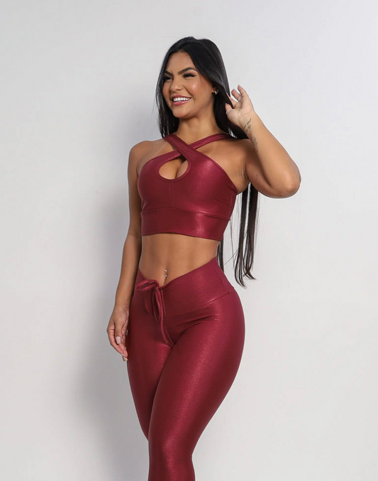 Cindy Wine leggings