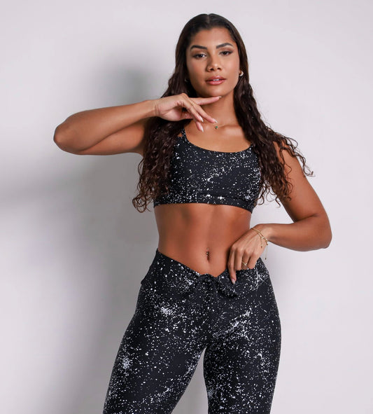 Amanda White Scrunch Leggings