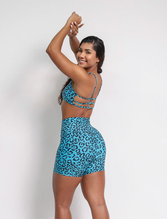 Jasmine Petroleum Biker Shorts