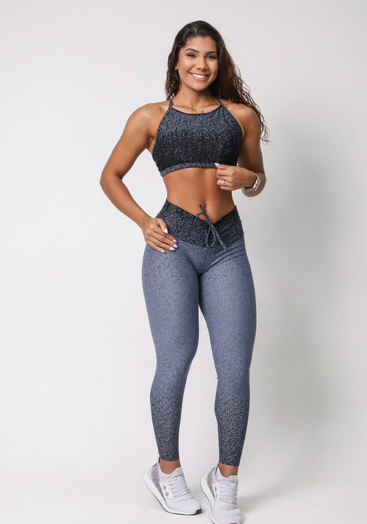 Rafaela Grey Scrunch Leggings