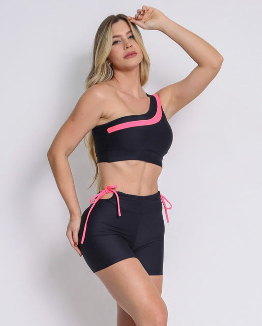 Black Fit Short Set