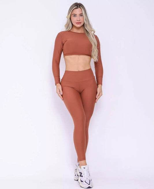 Caramel Light Set + Maria Crop Top
