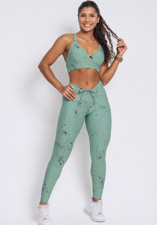 Karoll Army Green Sports Bra
