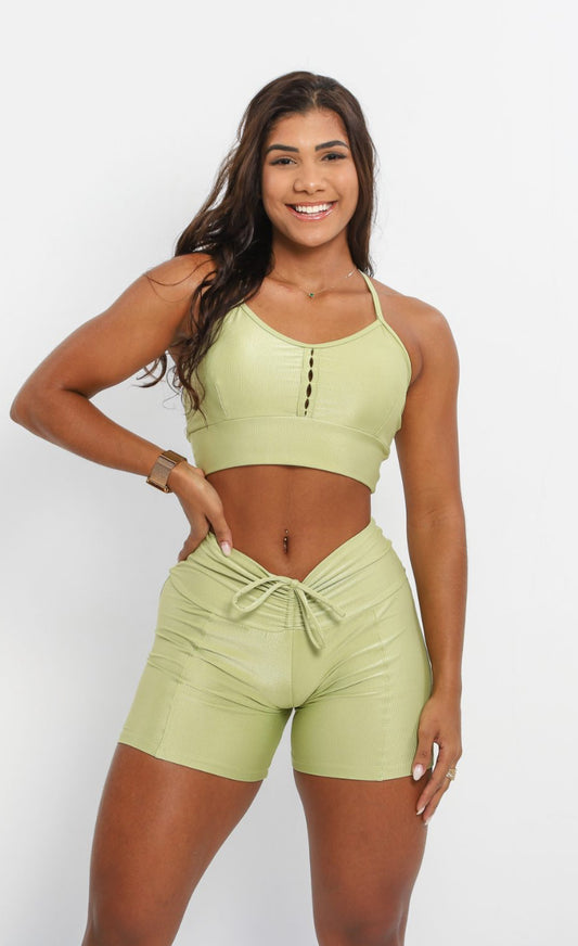 Cindy Pistache Shorts
