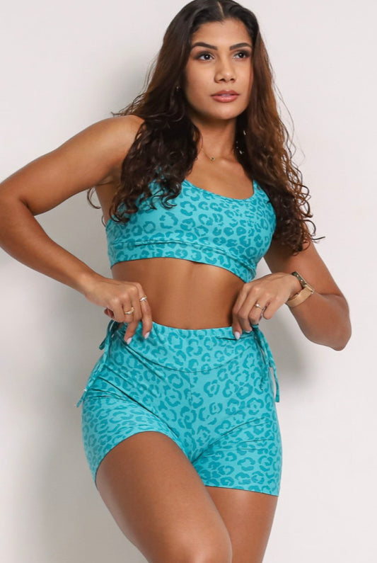 Lu Acqua Cheetah Sports Bra