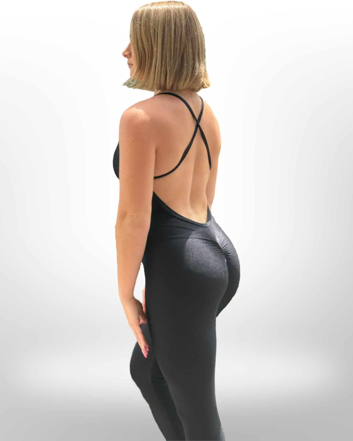 Macie Black Bodysuit